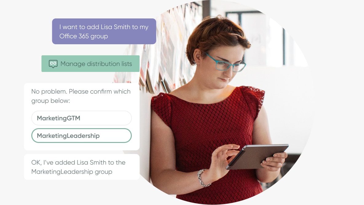 Give employees an easy tool for managing group lists 