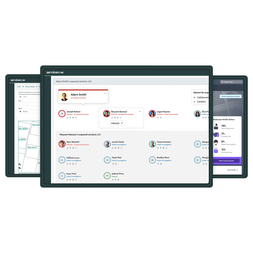 Suite of apps and dashboards for a safe reopening