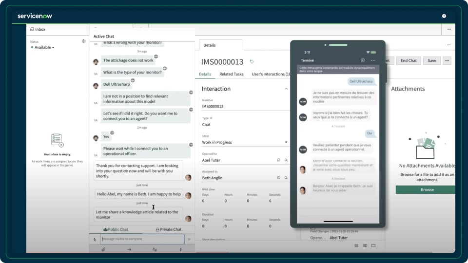 Dynamic Translation - Tradução da plataforma - ServiceNow