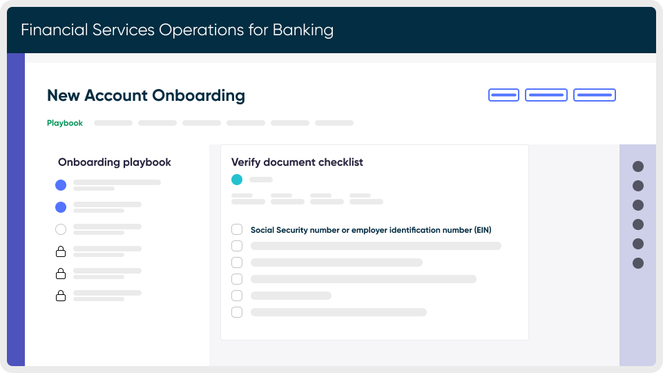 Screenshot of new customer onboarding portal showing the simplicity of onboarding a new customer.