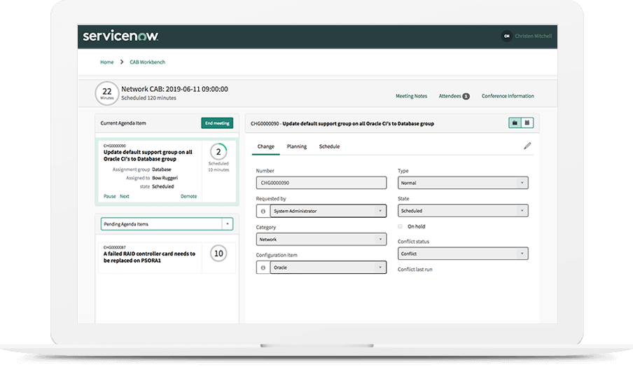 Change and Release Management - ServiceNow