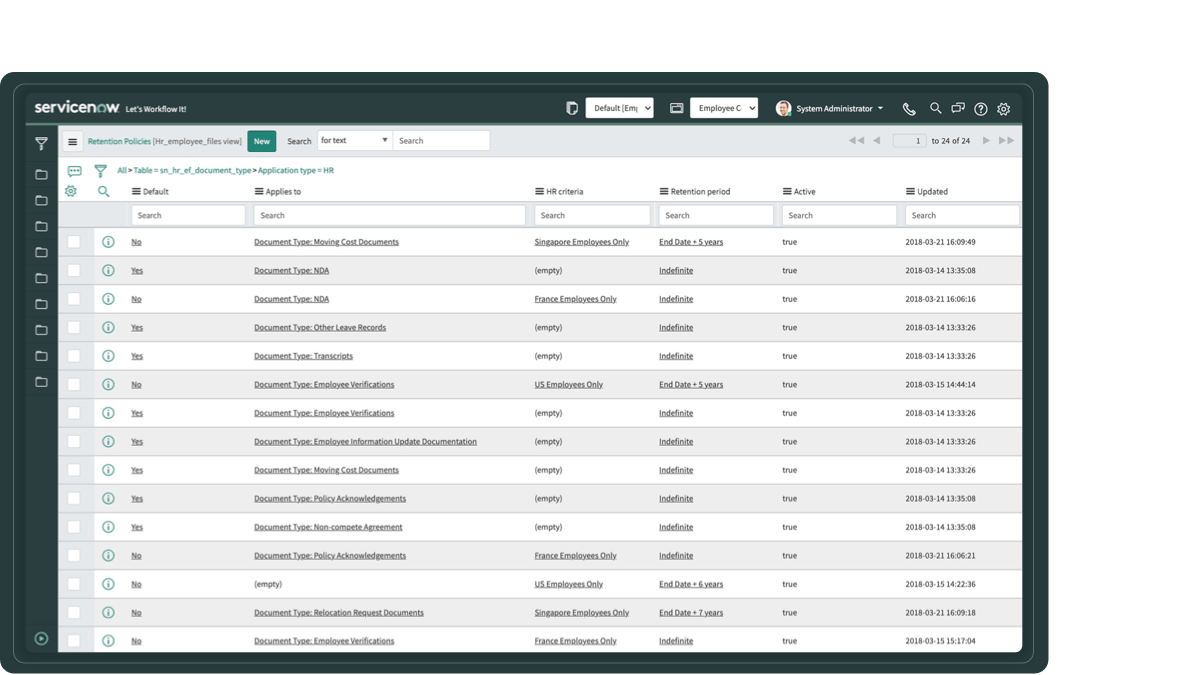 Employee Document Management Document Management ServiceNow