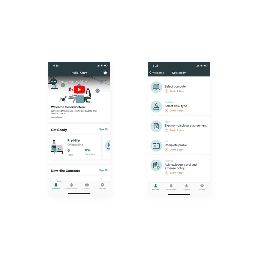 Enterprise Onboarding and Transitions ServiceNow