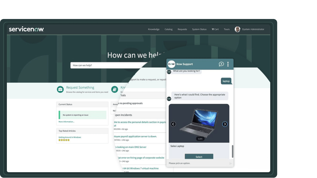 Service Catalog Servicenow