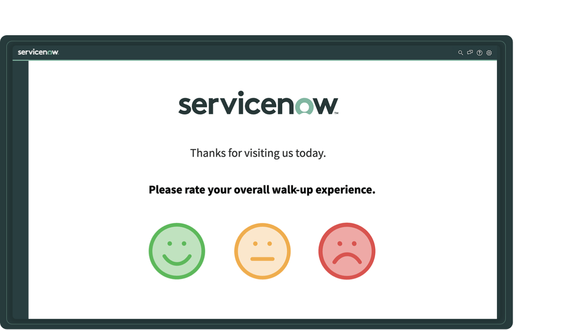 Walkup Experience Service Desk ServiceNow