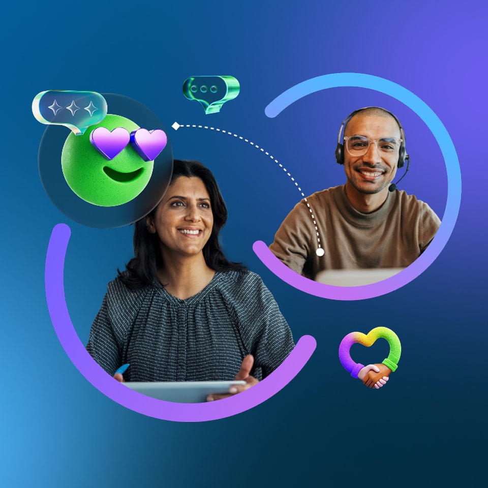 Two iconic customer service professionals highlight the CX Shift Report, an exploration of how AI is reshaping customer expectations for service experiences.