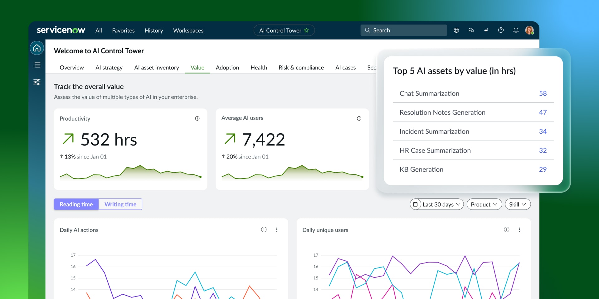 ServiceNow – AI를 업무에 활용