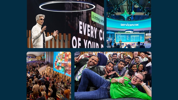 Vier Bilder von Besuchern der Knowledge 2024