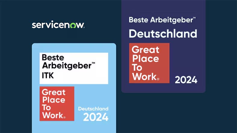 ServiceNow Ist ein Great Place To Work