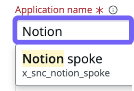 Select an existing scope.