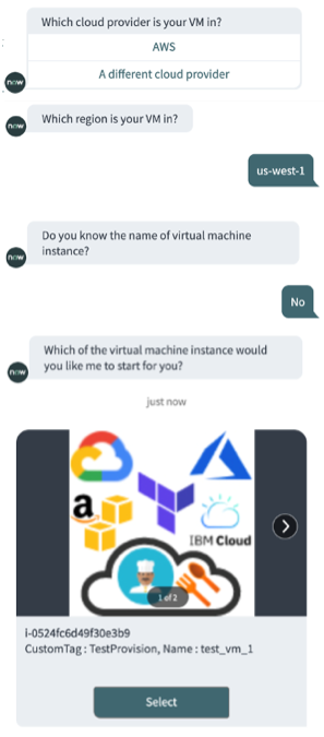 Tópico Iniciar uma máquina virtual CAI.