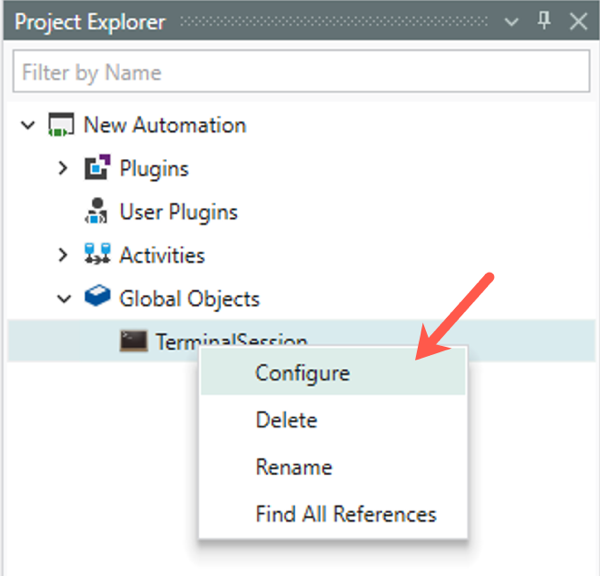 Configure a opção para a qual você navegou na Etapa 1.