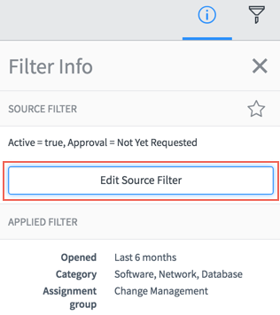 Filter info panel with Edit Source Filter button highlighted