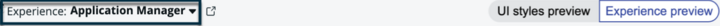 Dropdownliste Experience.