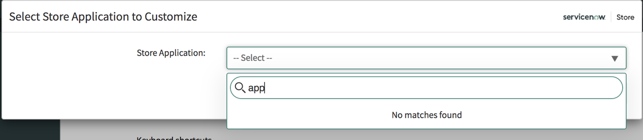 Boîte de dialogue Sélectionner l’application du magasin