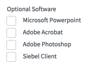 A check box variable