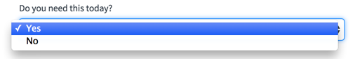 A Yes or No variable