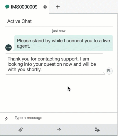 Initiating a queue transfer from the toolbar