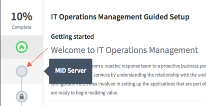 MID Server installation progress indicator