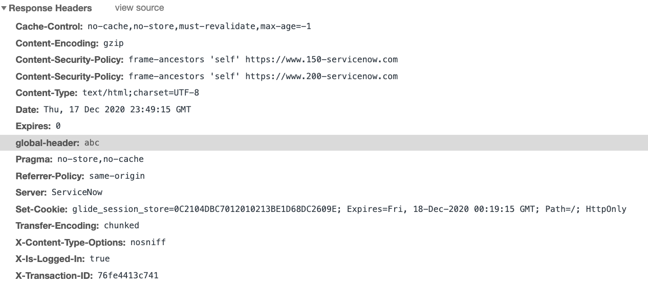 Append example - resulting HTTP response header