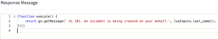 An example text control showing a dynamic scripted entry.