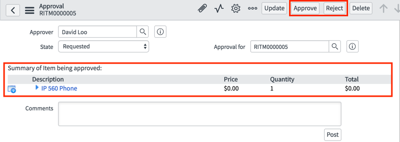Summary of a catalog request.