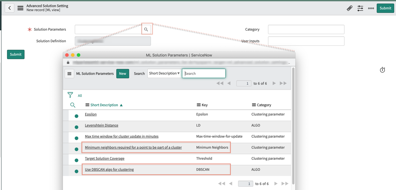 Os dois parâmetros de solução restantes que você precisa adicionar à sua solução de cluster. Esses dois parâmetros finais habilitam o recurso Componente do Connect.