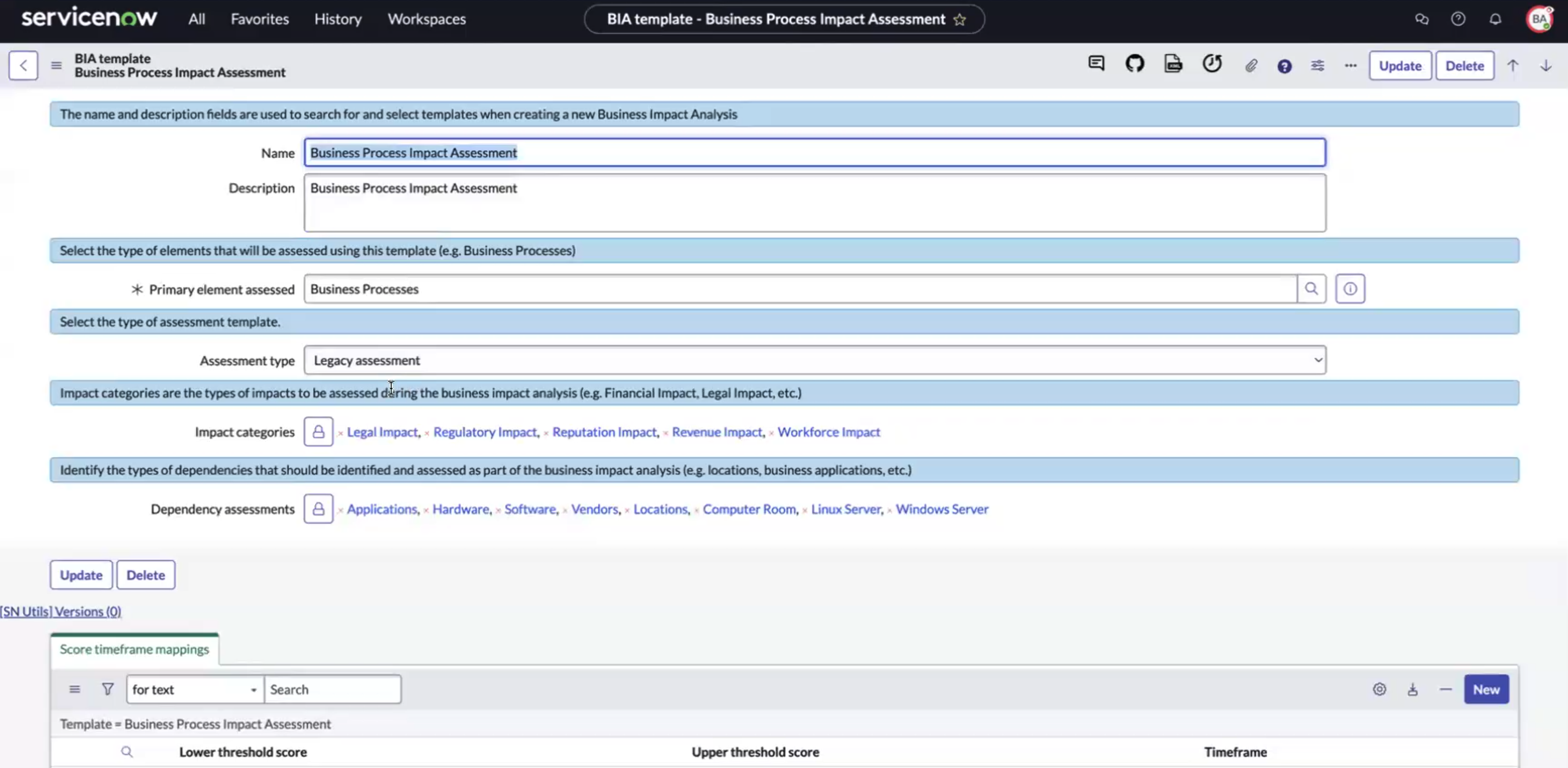BIA template Legacy assessment.