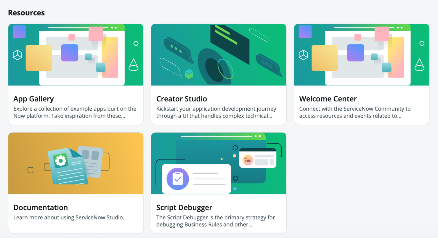 The Resources section provides several links to tools, products, and documentation.