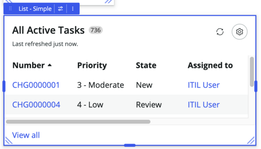 Sample list component