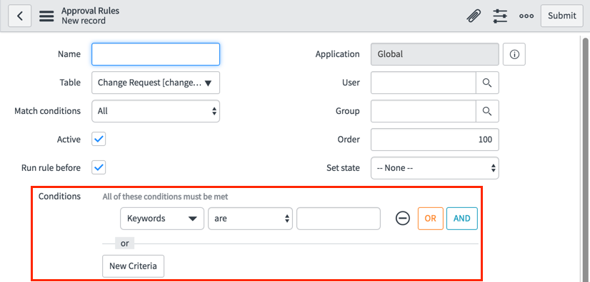 [承認ルール] フォームの Condition Builder v2