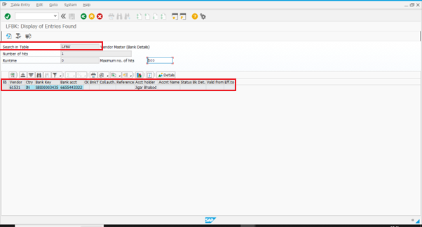 Validieren des Standorts in SAP