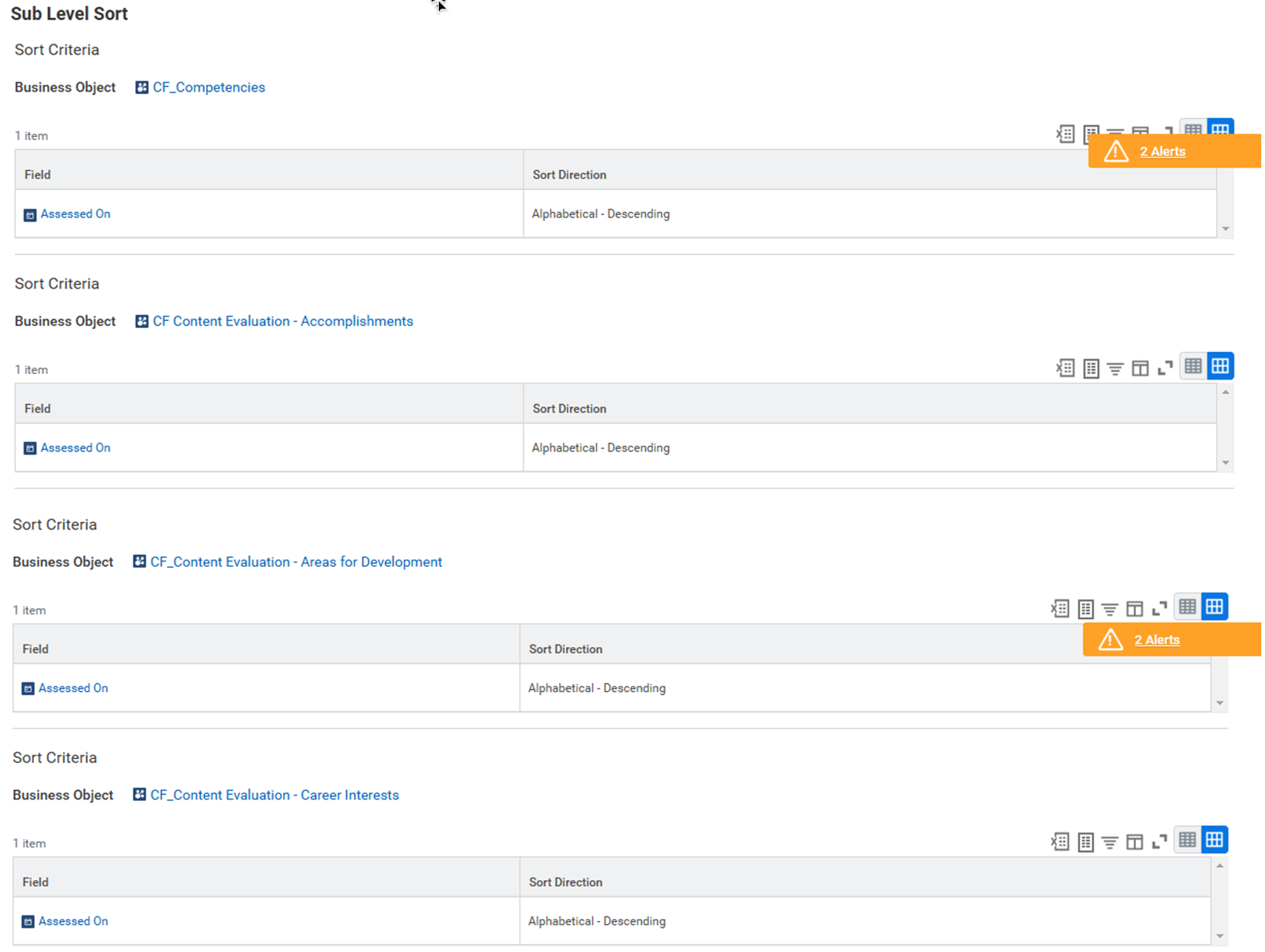 Workday レポート。