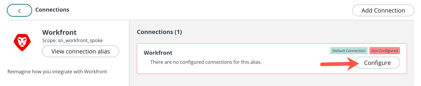 Botão Configurar.