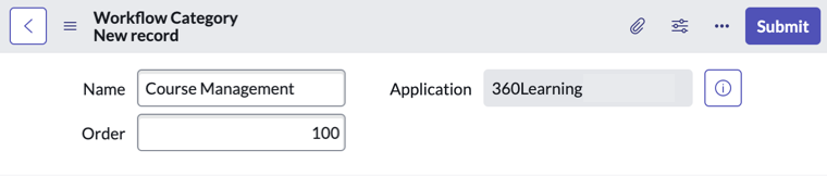 Aktionskategorie-Datensatz für Ihre Integration in der Tabelle „Aktionskategorie“ [sys_hub_category].