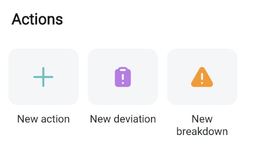 New deviation menu option