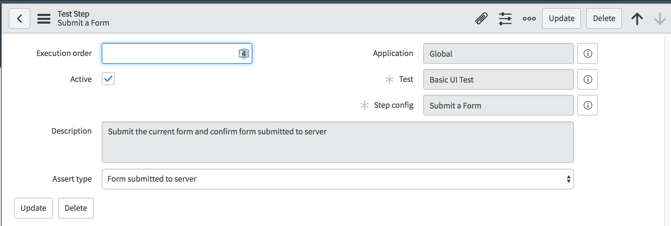 Form for Submitting a Form