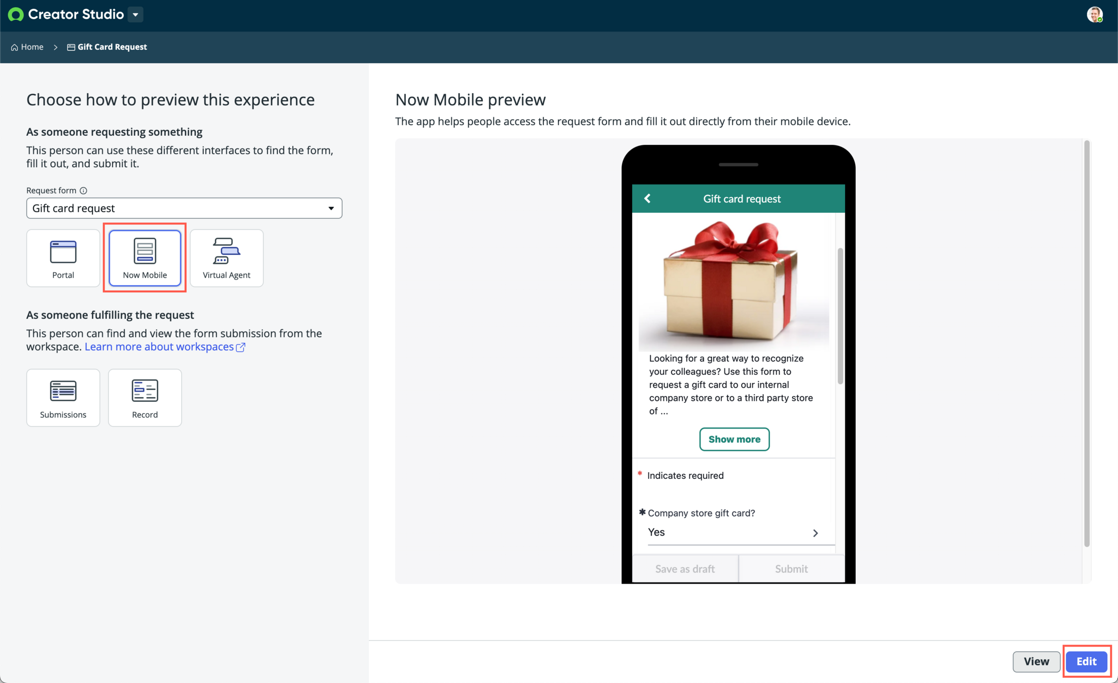 Preview of how the app appears on mobile