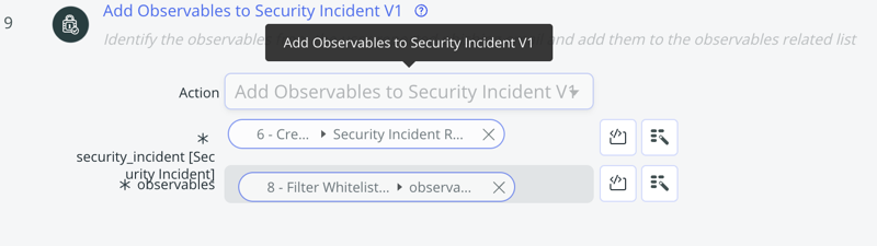 Transform flow: Add observables