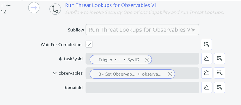 Automated malware playbook flow: step 8.1.1