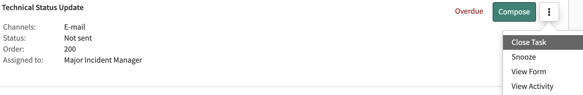 통신 작업 동작