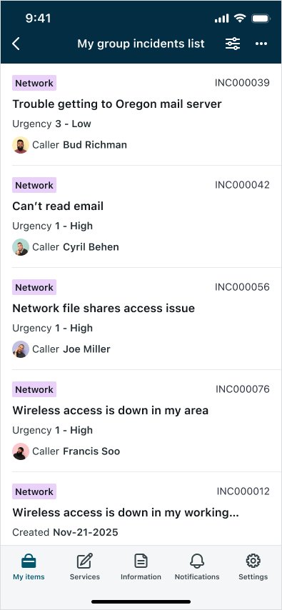 Grouped list applet with records from a specific priority selected