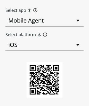 モバイルエクスペリエンス用の QR コードをスキャンします。