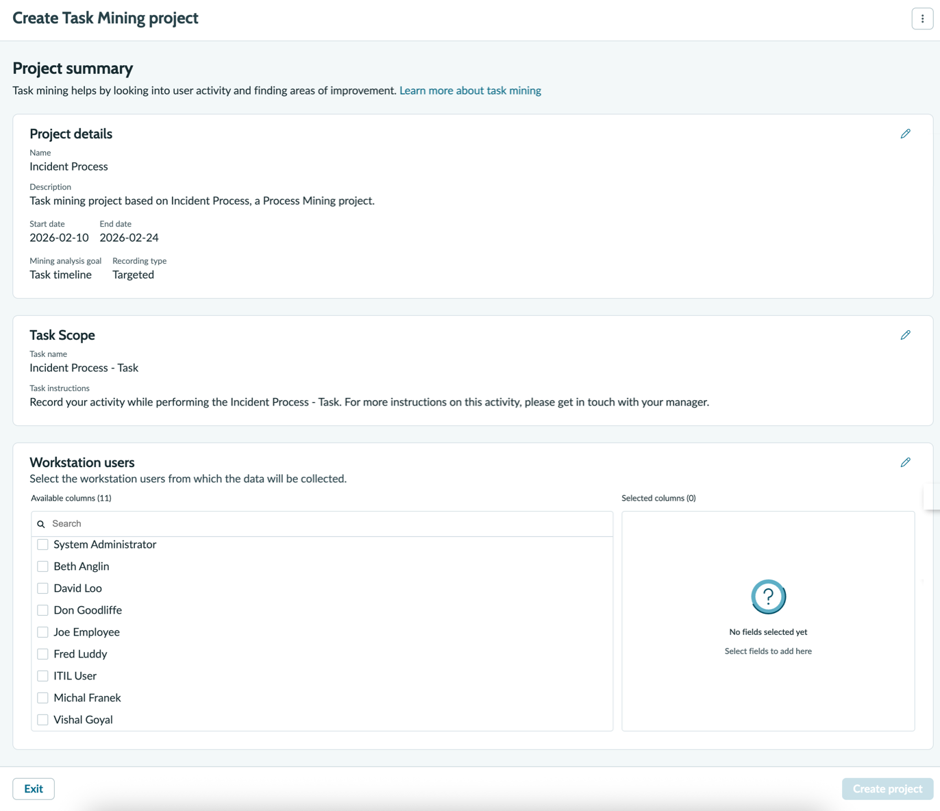 Project summary