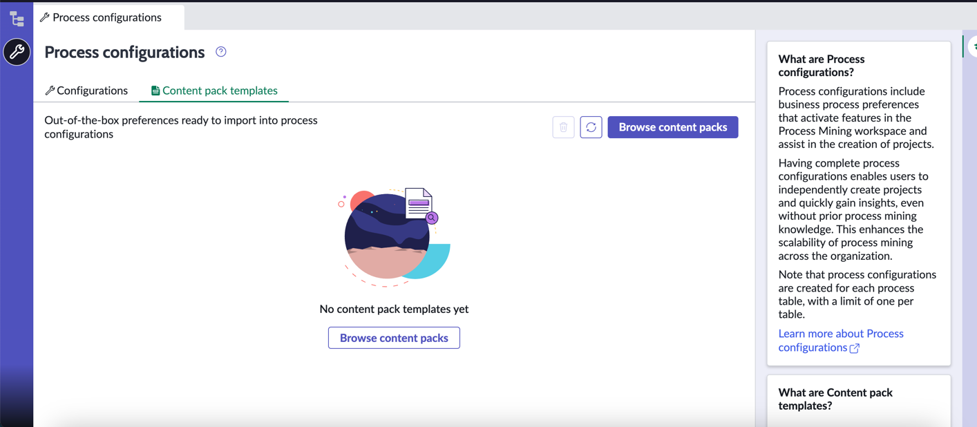 Install content pack templates