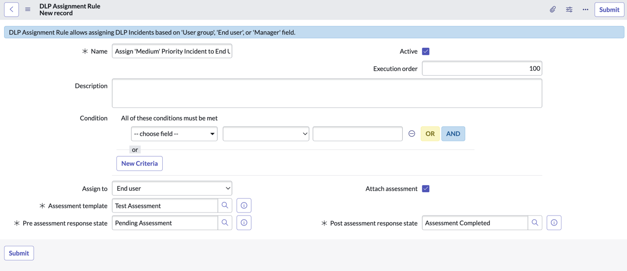 Créer des règles d’affectation pour vos Data Loss Prevention Incident Response incidents
