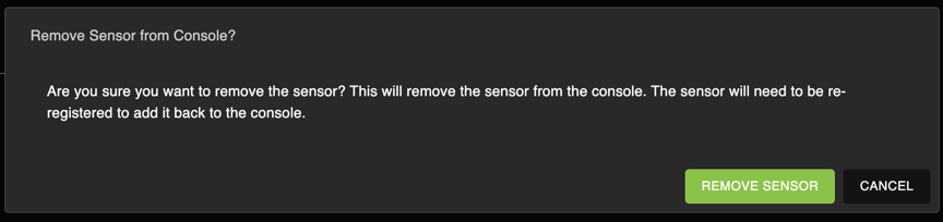 Remove the Sensor