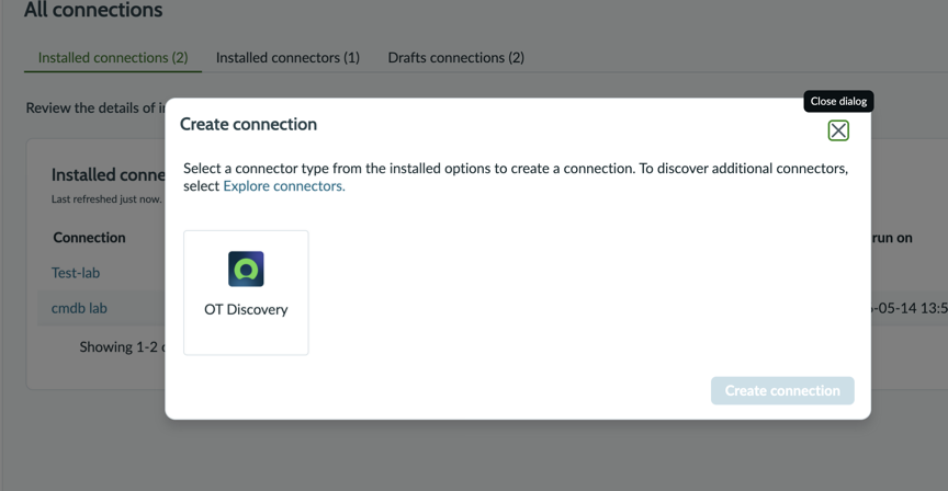 Create connection