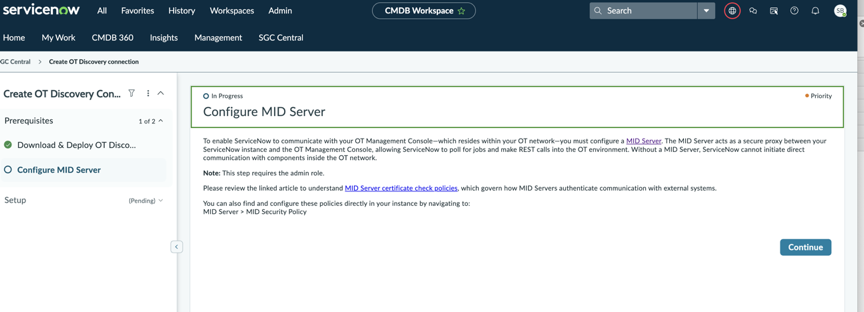 Configure the MID Server