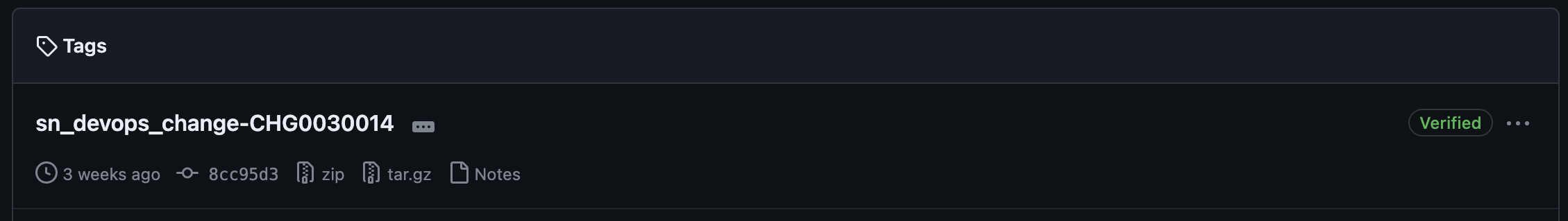 Formato de marcador de confirmação no GitHub